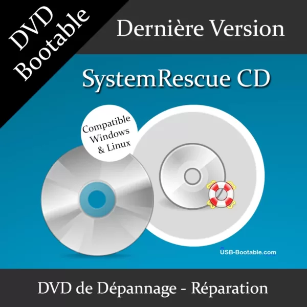 DVD bootable SystemRescue CD