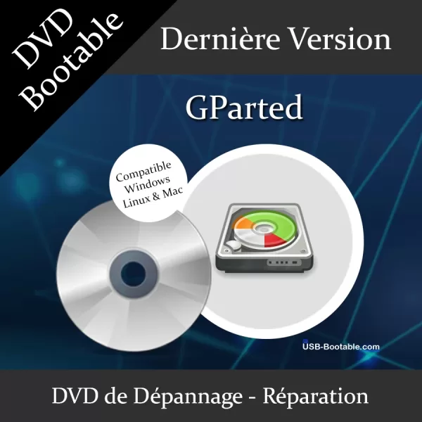 DVD bootable GParted